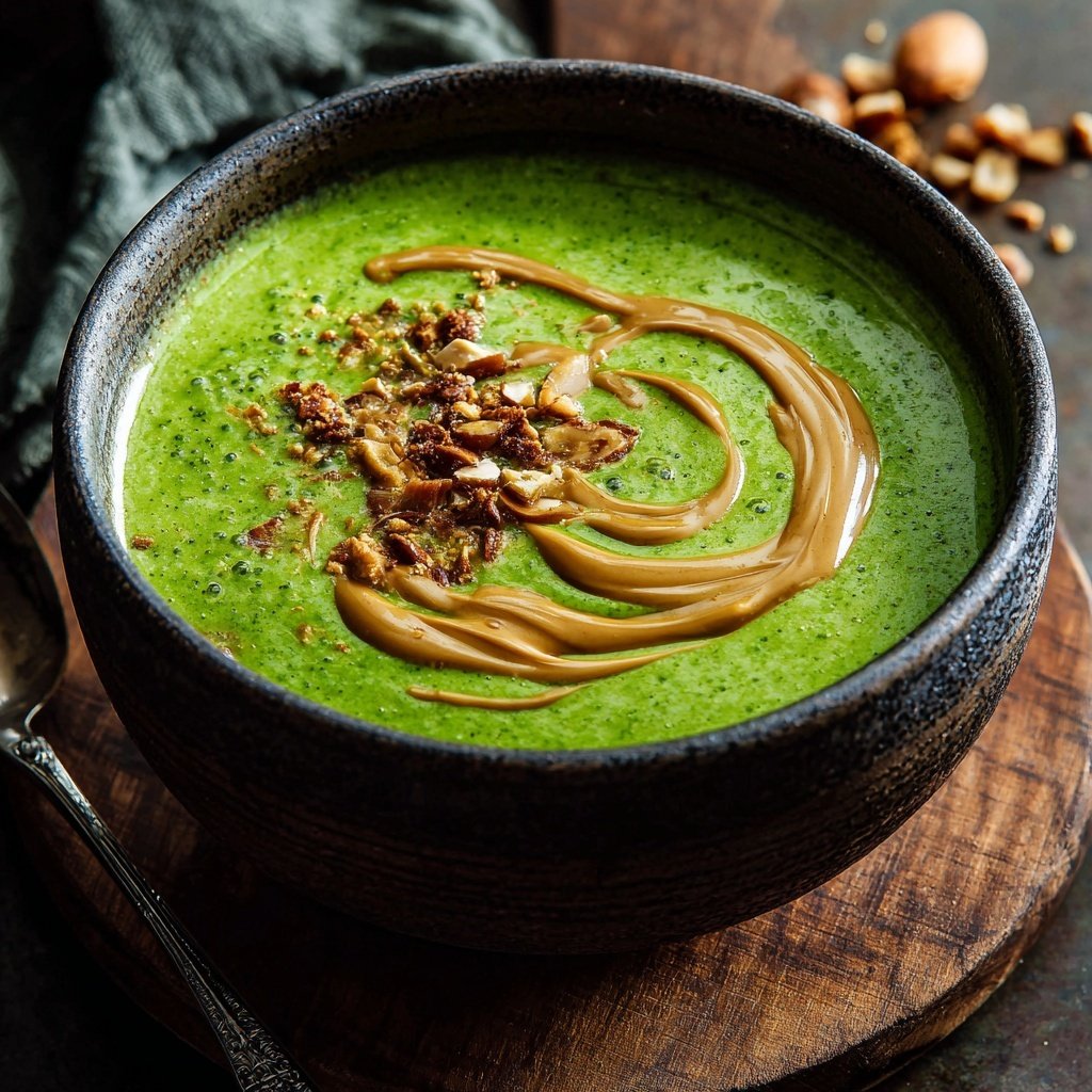 Brokkoli Suppe Mit Mandelmus