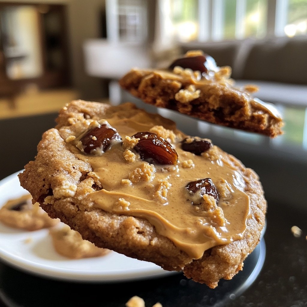 Gesunde Kekse mit Datteln & Erdnussbutter