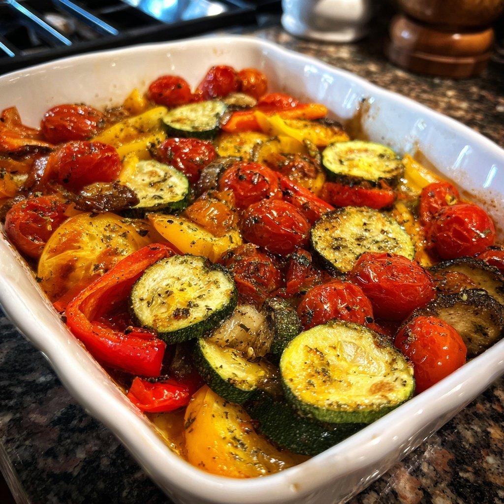 Kalorienarme Ofenpfanne Mit Gemüse