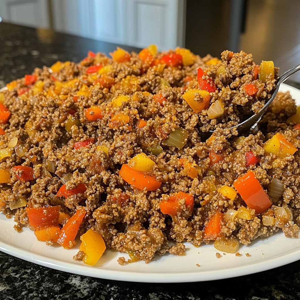 Hackfleisch Pfanne rustikal