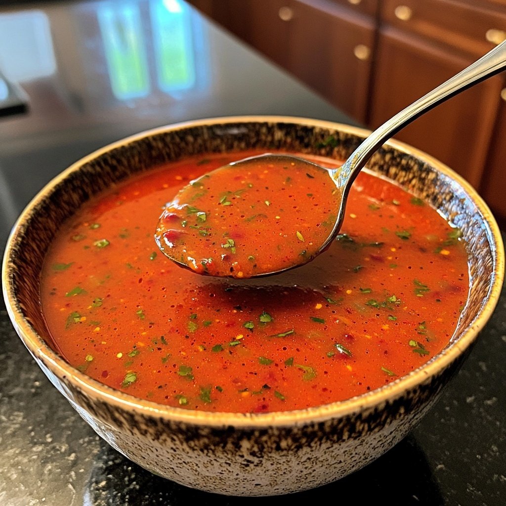 Tomatensuppe mit Chili