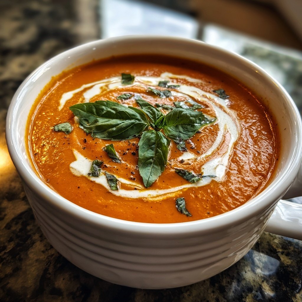 Cremige Tomatensuppe