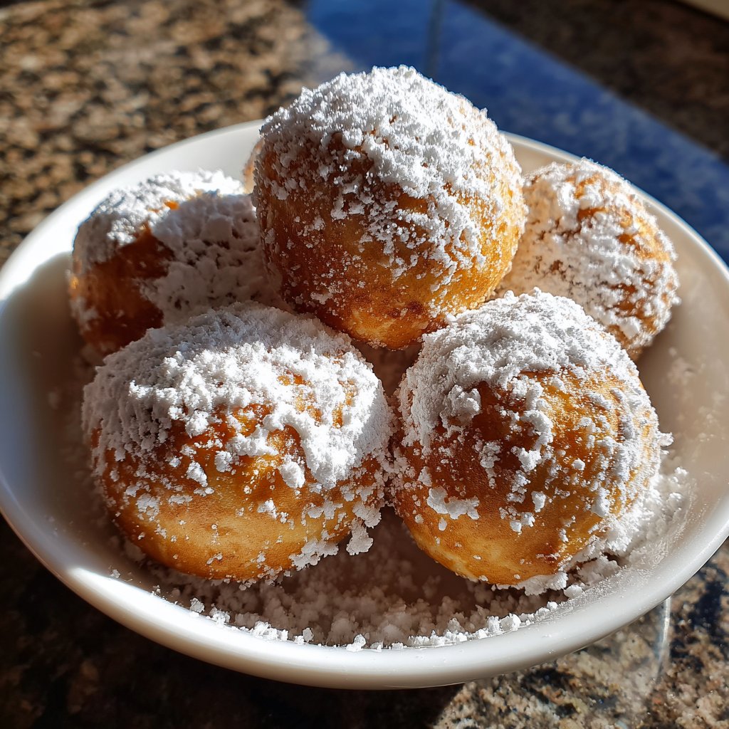 Quarkbällchen klein und fluffig