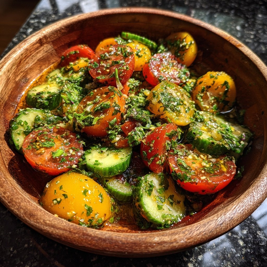 Tomaten Gurken Salat Zum Grillen