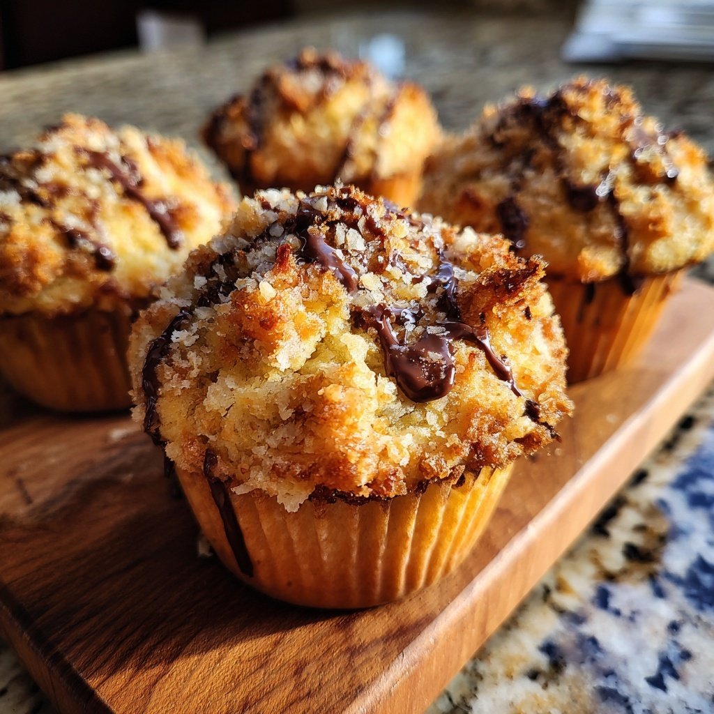 Muffins mit Schoko-Crunch